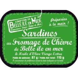 Sardines au fromage de chévre de Belle-Ile