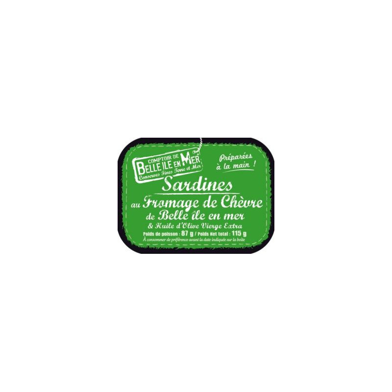 Sardines au fromage de chévre de Belle-Ile