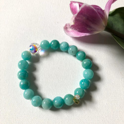 BRACELET EN OPALE VERTE